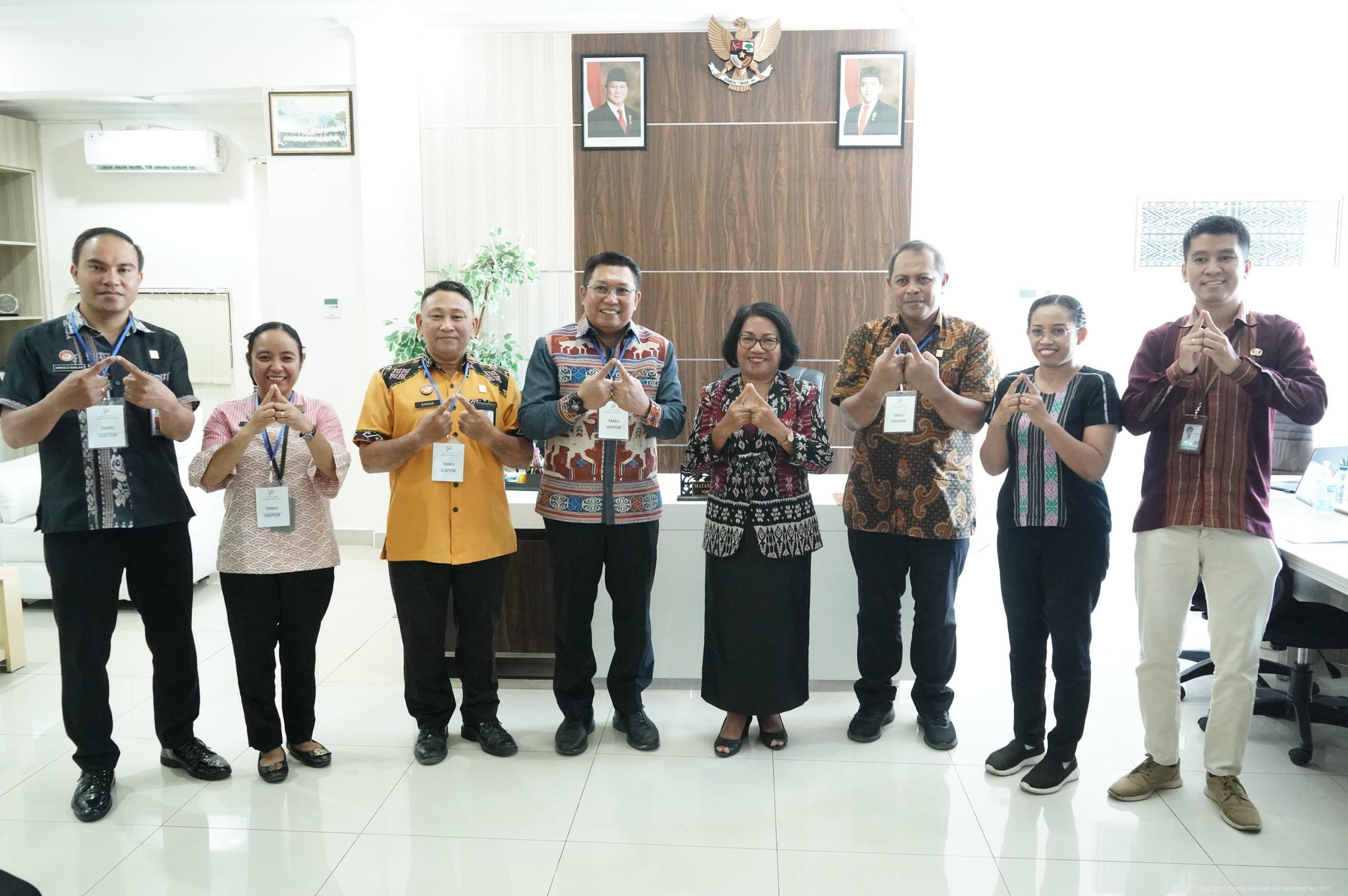 Dukung Suksesnya Sensus Ekonomi 2026, Kemenkum NTT Sinergi Bersama BPS Provinsi NTT