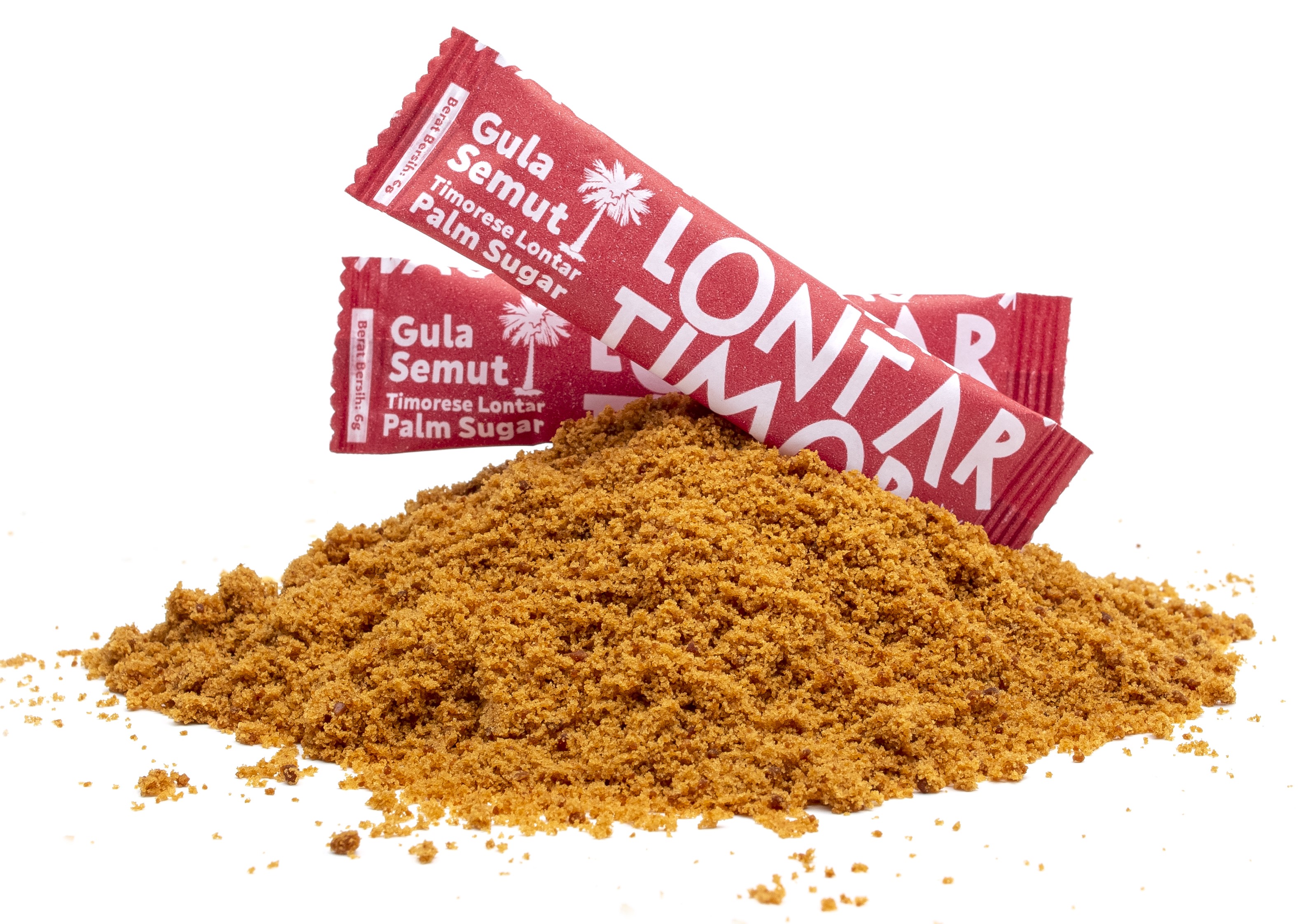 Gula Semut Lontar Timor Sachet 6g , Bag isi 100pcs