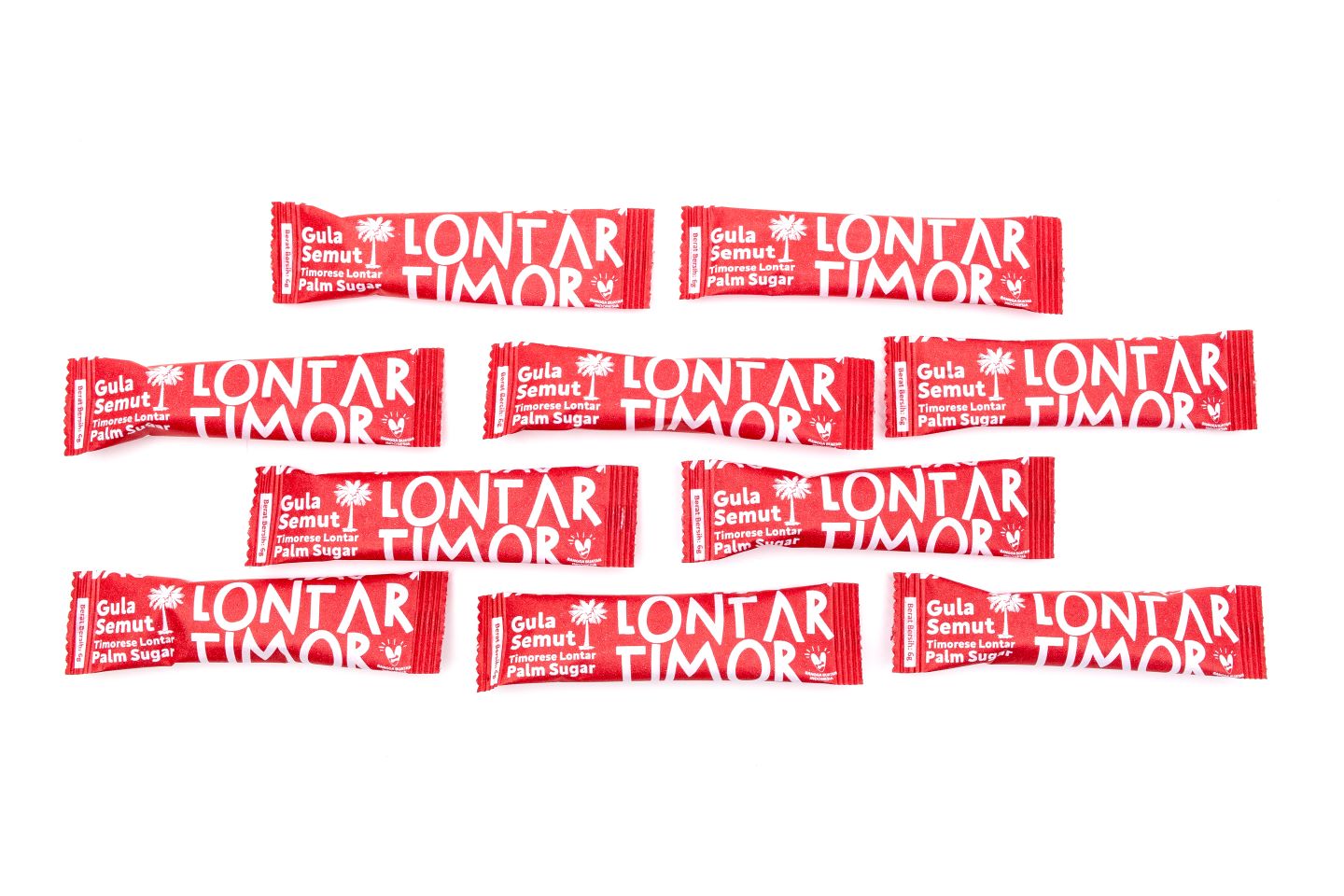 Gula Semut Lontar Timor Sachet 6g , Box isi 1200pcs