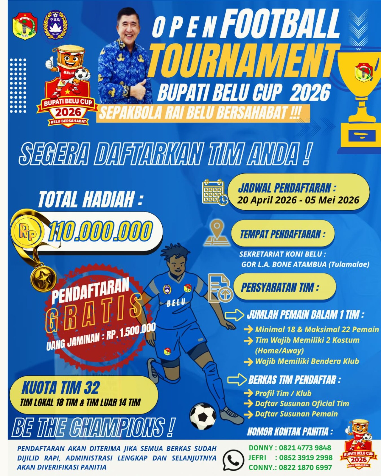 TURNAMEN BUPATI BELU CUP 2026