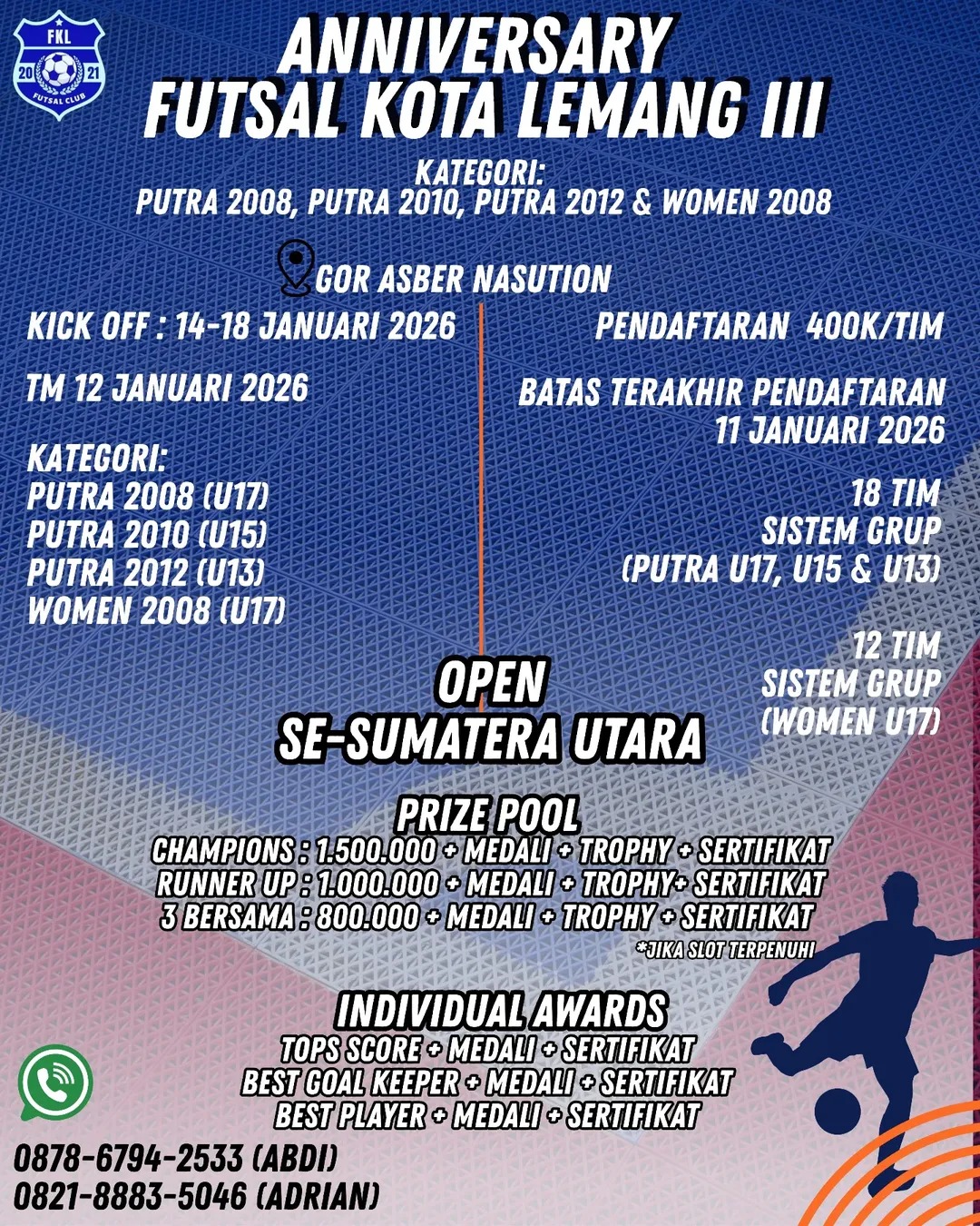 ANNIVERSARY FUTSAL KOTA LEMANG III