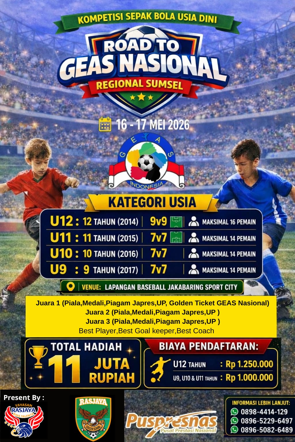 ROAD TO GEAS NASIONAL REGION SUMSEL 2026