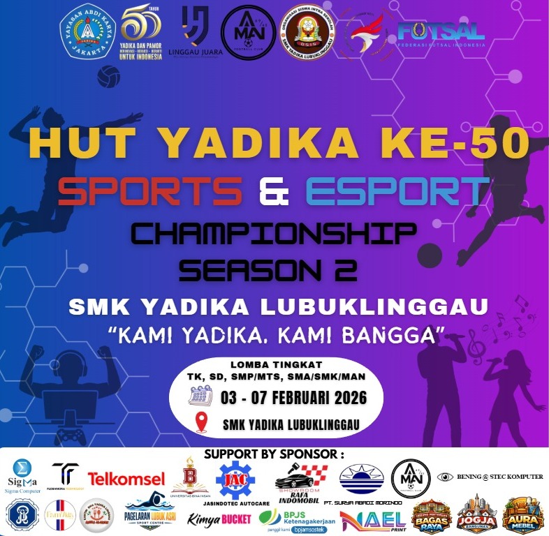 HUT YADIKA KE-50 FUTSAL CHAMPIONSHIP SEASON 2